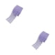 thumbnail image 3 of Billuyoard Cinta de encaje de ganchillo blanco con estilo de poliéster - Varios patrones de ropa Decoración de encaje de guipur púrpura claro morado claro 2piezas, 3 of 6