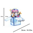 thumbnail image 3 of RuiJiao 3D Handcrafted Birthday Card in a Box - Unique and Creative Gift for Special Occasions, Ideal for Birthdays and Celebrations - Wishes with Style, 3 of 9