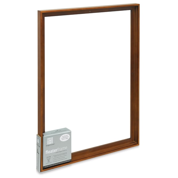 Ampersand Floater Frame - Thin, Walnut, 18" x 24", 7/8"