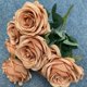 thumbnail image 1 of 9 rosas medianas para decoración de jardín, bodas, salas de estar interiores, flores de simulación, accesorios de fotografía, flores falsas, 1 of 6