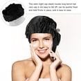 thumbnail image 3 of LOLIPPYY Sleep Satin Hat Negro Con Amplio Y Elástico Para Mantener El Seguro Durante, 3 of 6