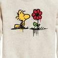 thumbnail image 3 of Peanuts - Woodstock Rose - Toddler And Youth Crewneck Fleece Sweatshirt, 3 of 6