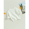 thumbnail image 3 of Bagilaanoe Newborn Baby Girl Knitted Sweater Long Sleeve Flower Pullover 3M 6M 9M 12M 18M 24M Infant Warm Jumpers Tops Fall Loose Knitwear, 3 of 8