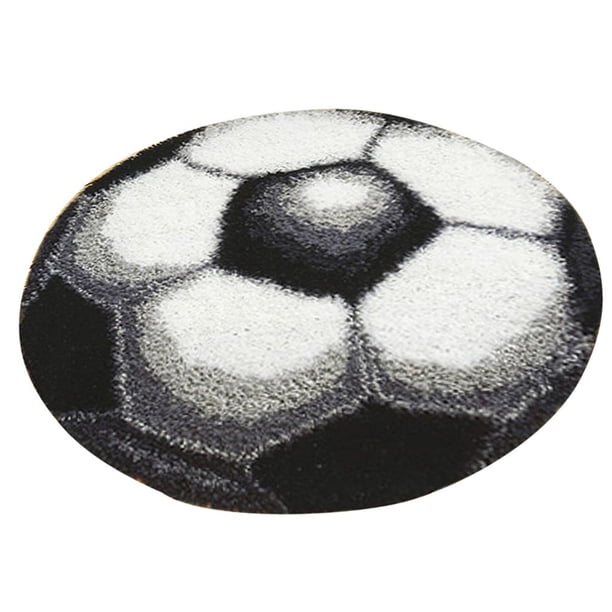 Kit de gancho de pestillo y adultos, alfombra, lana para alfombras, kit para alfombras, fabricación de alfombras, cojín para fabricación de alfombras Fútbol