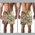 thumbnail image 3 of luoweisi Men's Beach Shorts Quick Dry Swim Trunks with Mesh Lining Map 2XL, 3 of 5