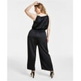 thumbnail image 2 of Michael Kors Womens Rhinestone Jumpsuit, Black, Plus Size, 3X, 2 of 2