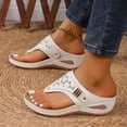 thumbnail image 6 of Willtoo Orthopedic Sandals for Women 2026 Dressy Arch Support Flip Flops for Women Comfortable Sandals Casual Summer Beach, 6 of 7