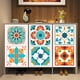 thumbnail image 5 of Azulejos 3D Autoadhesivas Para Azulejos, Pegatinas Para Salpicaduras, Decoración De Pared Para El Hogar, Papel Tapiz Para El Hogar, La Cocina Y El Baño Serendint HA045161-05, 5 of 6