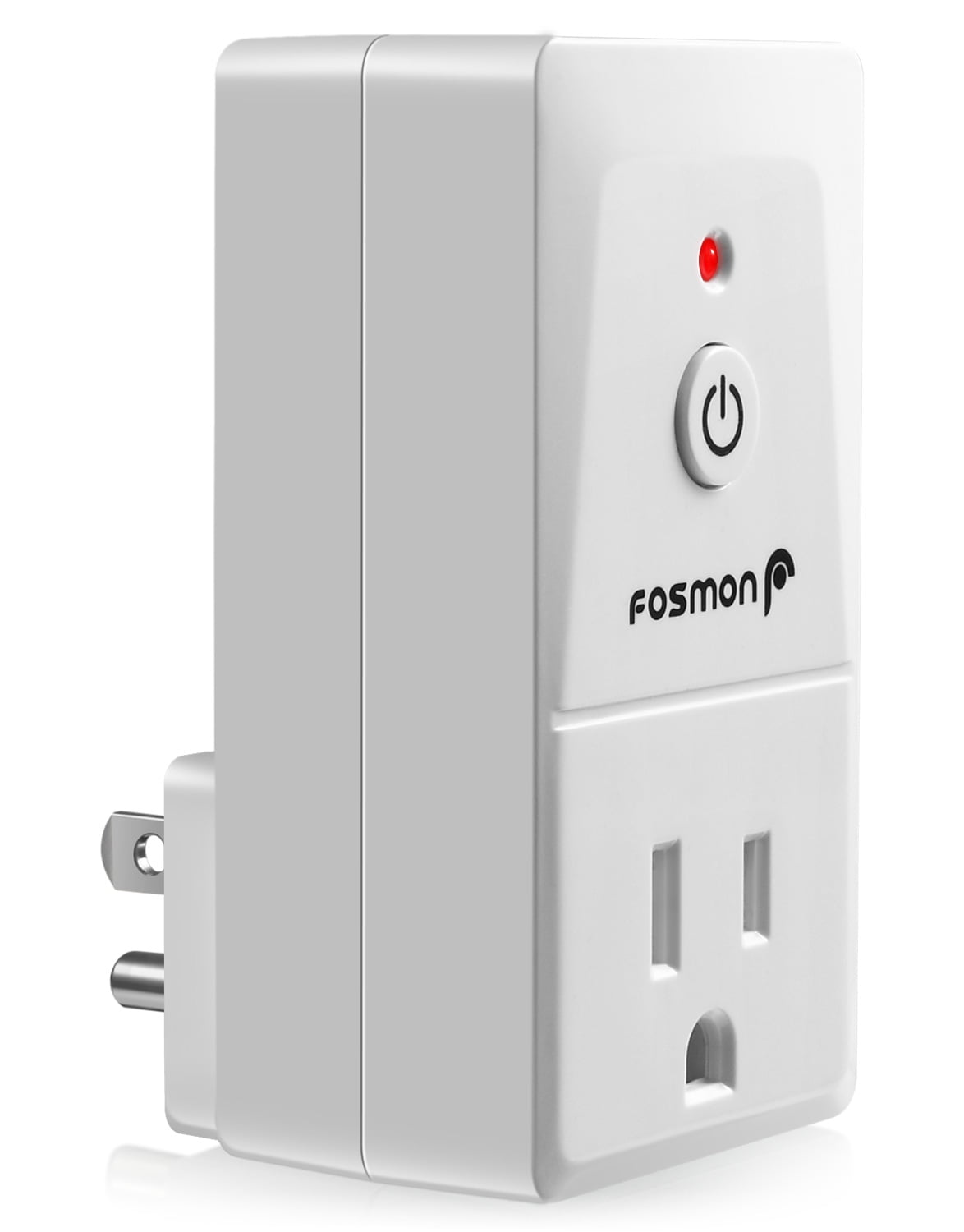 Fosmon [ETL Listed] Add-On Single Wireless Remote Outlet Receiver (Remote  Control Not Included) – White 