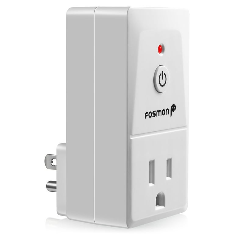 Fosmon Wireless Remote Control Outlet Switch - White