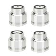 thumbnail image 2 of 4PCS Speaker Feet Float Speaker Amplifier Stand Spikes DISCS Turntable CD Player Computer Base Feet 48x41mm, 2 of 5