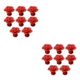 thumbnail image 2 of ZheElen Decorative And Easy-to-install Flower Pulls Knobs For Unique Touch Wide Range red 2Set, 2 of 6