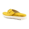 thumbnail image 3 of Vionic Women's Uptown Marin Toe Post Sandal Daffodil Nubuck 8M, 3 of 8