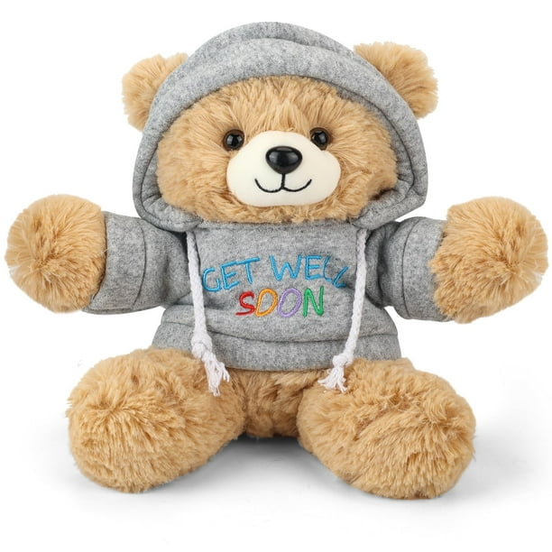 Oso de peluche Osacoe Get Well Soon con caja de regalo