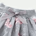 thumbnail image 5 of XXWXYD Girls Summer Half Skirt 1-7 Years, Embroidered Pattern Bow Multi Layer Pommel Skirt Casual Outing Flowy Comfortable Cute Floral Design for Toddler Playdate, 5 of 5