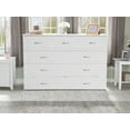 thumbnail image 6 of Deerfield Murphy Bed Chest Queen White with Charging Station, 6 of 17