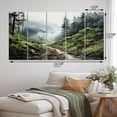 thumbnail image 4 of Designart "Olympic Greenery Forests of Olympic National Park I" Landscapes Metal Art Print Set, 4 of 5