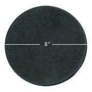 General Purpose Rubber Sheet, Black, 60A, 0.50" x 8" Disc