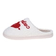 thumbnail image 2 of YAYUBA Slippers for Women Cozy Winter Slippers For Indoor Outdoor Shoes With Heart Design Warm Lined Comfortable Flat Slides Valentines Day Gifts for Her, 2 of 7