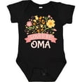 thumbnail image 3 of Inktastic Oma Loves Me Granddaughter for Girl Girls Baby Bodysuit, 3 of 5