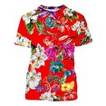 thumbnail image 5 of Njoeus Mens Undershirts Tee Shirts Mens Men's Fashion Chinese Floral Print Tee Shirts Happy New Year Blouse Tops Casual Round Neck Short Sleeve T-Shirt Summer Tops for Men 2024, 5 of 5