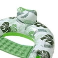 thumbnail image 2 of Inflatable PVC Pool Floating Seat Chair with Inflator Cup Holder Design (Blue), 2 of 9