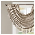 thumbnail image 6 of Faux Silk Waterfall Embellished Valance Champagne 38x46", 6 of 7