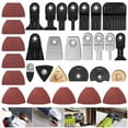 thumbnail image 3 of 100-Pc Oscillating Blade Kit Multi Tool Saw Multi Tool Accessory for Repairing Cutting, 3 of 11