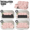 thumbnail image 6 of Xoenoiee Strawberry Floral Print 8 Pieces Recliner Sofa Covers Stretch Soft 3 Seats Couch Cover Anti-Slip Sofa Slipcover Furniture Protector with Elastic Bottom for Kids Pet, 6 of 7