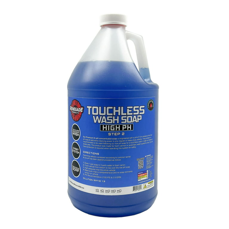 Touchless 2-Step Truck Wash Soap System, Size: High PH Soap 16 oz