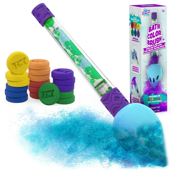Set de brochas de baño Tub Works para niños, no tóxicas