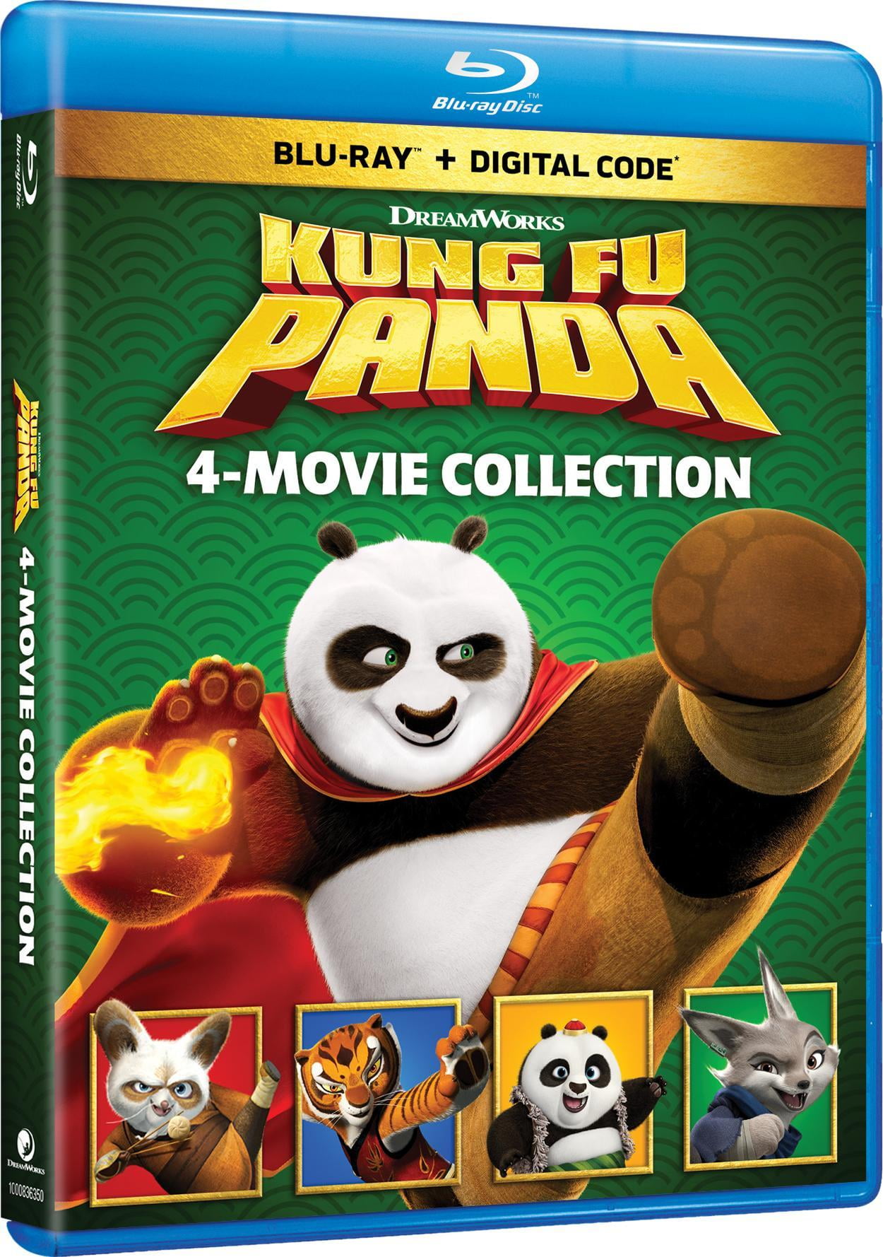 Kung Fu Panda: 4-Movie Collection (Blu-ray + Digital Copy