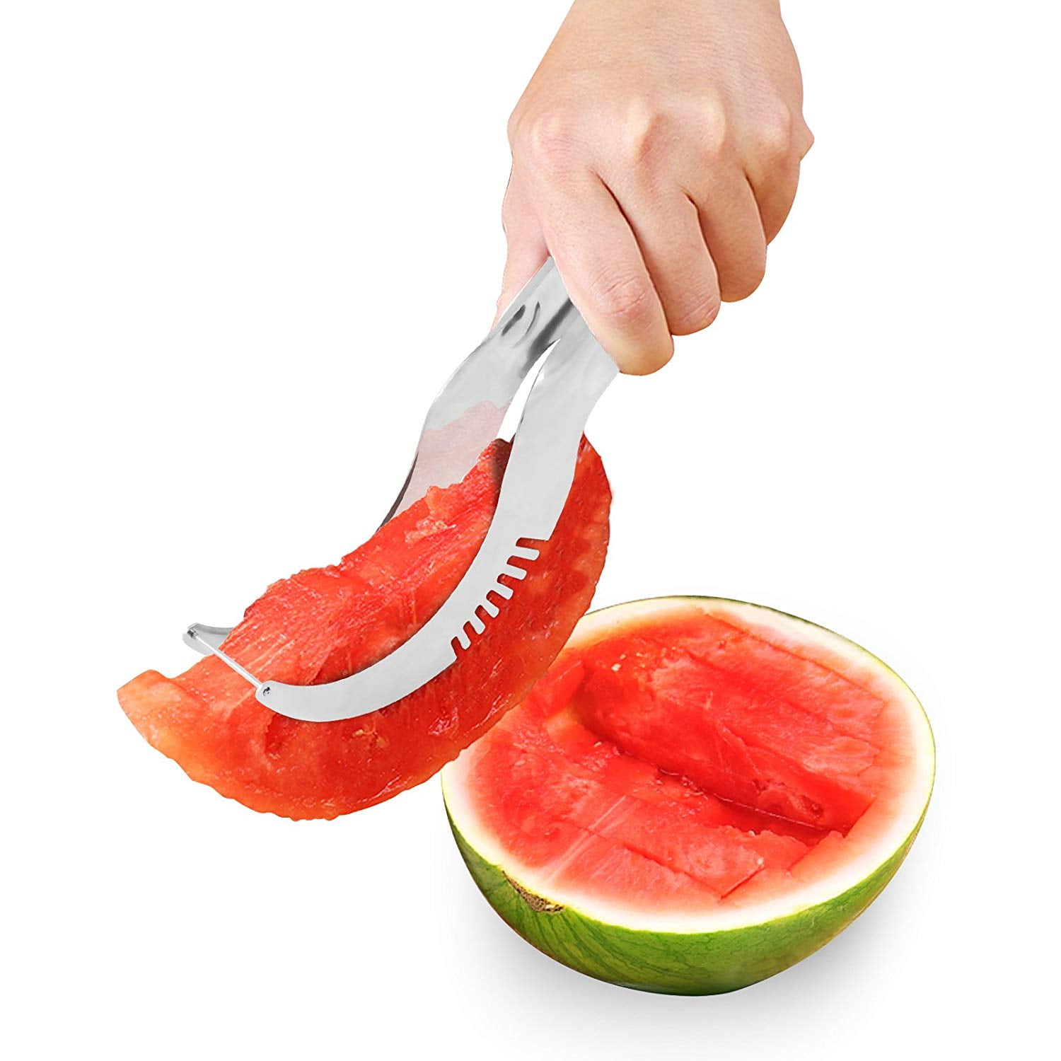Watermelon Slicer Cutter,Grip and Cube All Purpose Watermelon Slicer