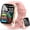 Pink, variant on Smart Watches for Men Women Answer/Make Calls, 1.95" HD Touch Screen Fitness Watch with Steps/Calorie, 110+ Sport Modes Activity Tracker, IP68 Waterproof Smartwatch for Android iOS, for Gift, Black