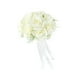 thumbnail image 5 of Ramo de rosas artificiales, ramo de novia con cinta de seda, de novia para decoración de aniversario de boda., 5 of 9