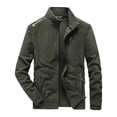 thumbnail image 1 of OmicGot Winter Fleece Jacket Men Military Windproof Tactical Coats Men Solid Color Zipper Army Combat Jackets, 1 of 11