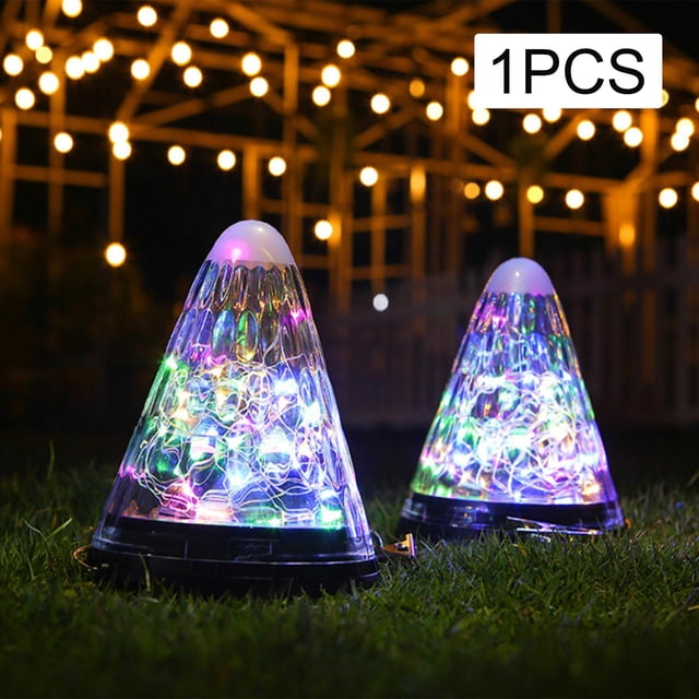 Linterna solar para exteriores, decorativa, portátil, moderna, con energía solar, creativa, LED, luces colgantes para patio, patio, Halloween, , Vistoso