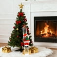 thumbnail image 5 of Christmas Ladder Climbing Santas – Cute Fireplace Decor, Santa Claus with Music and Lights, Ideal for Festive Mood, 66x19cm, Perfect Holiday Decoration for Home and Office, 5 of 5