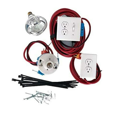 UPC: 0855012006317 | OverEZ Chicken Coop Electrical Heater Package Poultry Raising Supplies