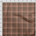 thumbnail image 4 of oneOone Cotton Poplin Brown Fabric Check Sewing Material Print Fabric By The Yard 42 Inch Wide, 4 of 5