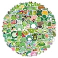 thumbnail image 1 of 100pcs Frog Stickers Cute Aesthetic Vinyl Waterproof Sticker for Laptop,Guitar,S, 1 of 5