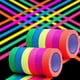 thumbnail image 1 of Paquete de 6 cintas adhesivas de neón fluorescente UV – Cintas adhesivas de neón por rollo para Halloween – Cinta adhesiva fluorescente para decoración, 1 of 5