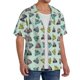 thumbnail image 2 of Fotbe Lighthouse Camisa Estampada de Manga Corta para Hombre, Casual de Verano, Estilo Playero, Sin Arrugas-X-Large, 2 of 5