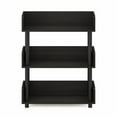 thumbnail image 3 of Furinno Turn-N-Tube 3-Tier Toolless Freestanding Multipurposes Display Rack, Espresso, 3 of 6