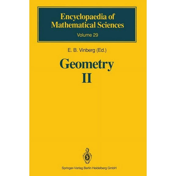 Encyclopaedia of Mathematical Sciences Geometry II: Spaces of Constant Curvature, Book 29, (Paperback)