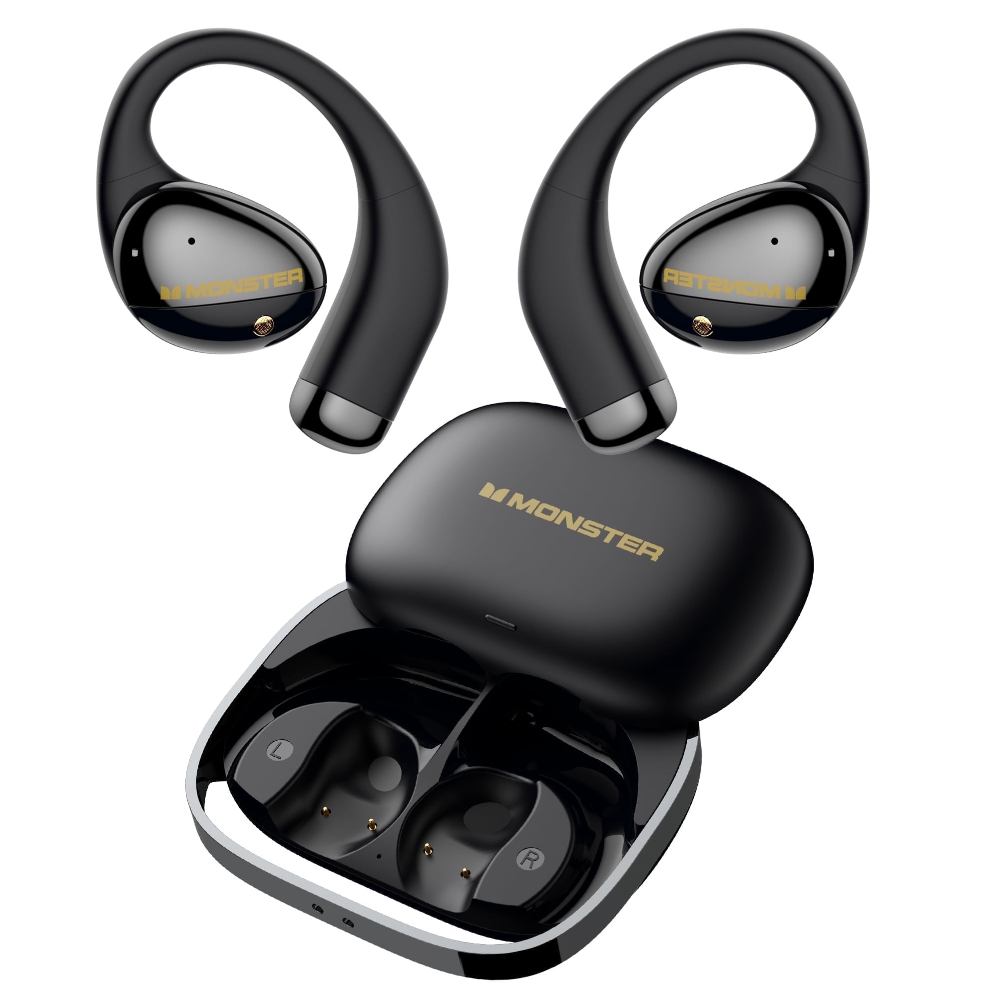 Monster Open Ear Headphones, Bluetooth 5.4, Stereo Sound, 30H