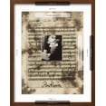 thumbnail image 5 of Art.com Principles of Music-Beethoven Giclee Print by Susan Hartenhoff, Brown Frame Wall Art, 17" x 21", 5 of 5