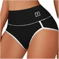 thumbnail image 2 of Blmnix Butt Lifting Panties Women Underwear Tummy Control High Waisted Seamless Underwear Briefs Black Womens Boxers,XXL, 2 of 4