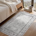 thumbnail image 3 of Rugs for Living Room Area Rug Carpet x Vintage Living Room Rugs for Bedrooms Machine Washable Rug for Dining Room Nusery Floral Distressed Grey Rug, 3 of 7