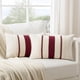 thumbnail image 1 of Set de funda de almohada decorativa Fancy Homi de 30 x 61 cm, color burdeos, 1 of 7